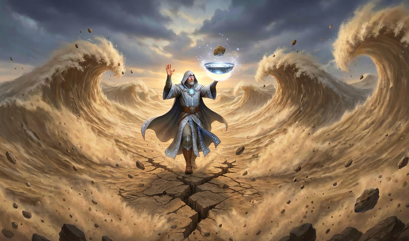 Elemental magic artwork